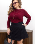 Стилна Skort made of suiting fabric YR, polyester, viscose и spandex, изображена на снимка 087_2.
