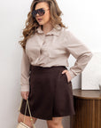 Стилна Skort made of suiting fabric YR с polyester, viscose и spandex, видима в изображението 091_2.
