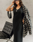 Fitted knit dress