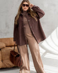 Corduroy overshirt with warm lining - Twiggy Shop