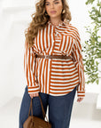 Linen striped shirt - Twiggy Shop