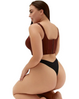 Сутиен с големи Sizeи, чашки B–H Waist polyester, показан на изображението.