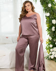 Копринена Three-piece pajama set - Twiggy Shop