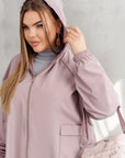 Hooded jacket with pockets - Twiggy Shop