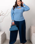 Elegant women’s blouse with draping and a decorated neckline, модел YR, от polyester, viscose и elastane, изображение 284_2.
