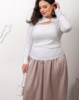 Elegant women’s blouse YR с драпировка и декорирано деколте, polyester, viscose и elastane, изображение 286_2.jpg