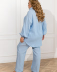 Cotton muslin pajama set - Twiggy Shop