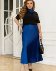 Satin midi skirt - Twiggy Shop