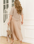 Satin midi skirt - Twiggy Shop
