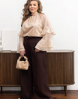 Stylish women’s blouse with ruffles and a high neckline от Tencel и cotton, модел YR, изображение 58_2.jpg