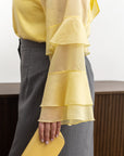 Stylish women’s blouse with ruffles and a high neckline от марката YR, изработена от tencel и cotton, изображение 61_4.jpg