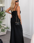 Long satin dress - Twiggy Shop