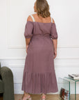 Linen midi dress с презрамки - Twiggy Shop