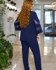 Set with Printed Blouse