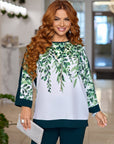 Set with Printed Blouse