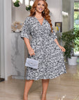 Floral Wrap Dress