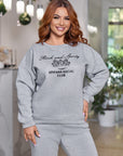 Knit Set with Lettering