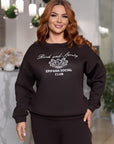 Knit Set with Lettering