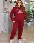 Knit Set with Lettering