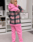 Quilted set with a checkered top - Twiggy Shop
