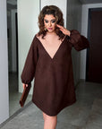 Short suede dress - Twiggy Shop