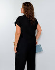 Комплект от linen blend с риза и pants, бранд, 80% linen и 20% polyester, White цвят, ежедневен стил.