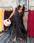 Elegant blouse and skirt set