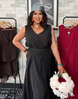 Elegant blouse and skirt set