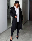 Suede cardigan-coat - Twiggy Shop