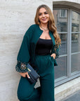 Bomber jacket and trouser set with mesh, polyester, viscose and lycra, design with mesh details, fashionable sporty style.