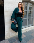 Bomber jacket and trouser set with mesh, polyester, viscose and lycra, with fashionable design and sporty style.