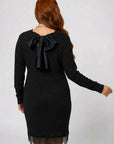 Short velvet dress with lace - Twiggy Shop