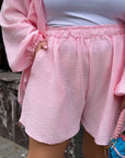 Striped linen set