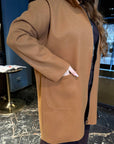 Cashmere coat with a hood - Twiggy Shop