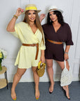 Short muslin romper