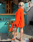 Wrap blouse and shorts set