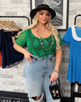 Mesh blouse