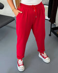 Knit joggers with New Year series NewYear25, cotton, polyester and elastane, comfortable and stylish for everyday wear