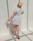 Floral short romper