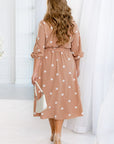 Midi-length polka dot dress - Twiggy Shop