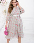 Лека chiffonова рокля YR от Twiggy Shop с фееричен дизайн и елегантен силует, подходяща за летни поводи.