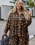 Loose-fit linen set