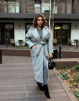 Warm belted coat - Twiggy Shop
