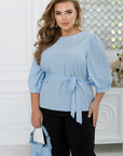 Blouse with puff sleeves - Twiggy Shop