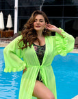 One-piece swimsuit от polyester, модел на бранда, показан върху модел, с ярки цветове и модерен дизайн