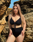 Two-piece swimsuit от polyester, модел на марка Composition, показан на изображение.
