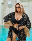 Two-piece swimsuit от polyester, подходящ за плаж и море, с ярки цветове и моден дизайн.