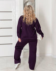 Velour set decorated with buttons - Twiggy Shop
