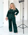 Velour shirt and trousers set - Twiggy Shop