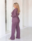 Velour shirt and trousers set - Twiggy Shop